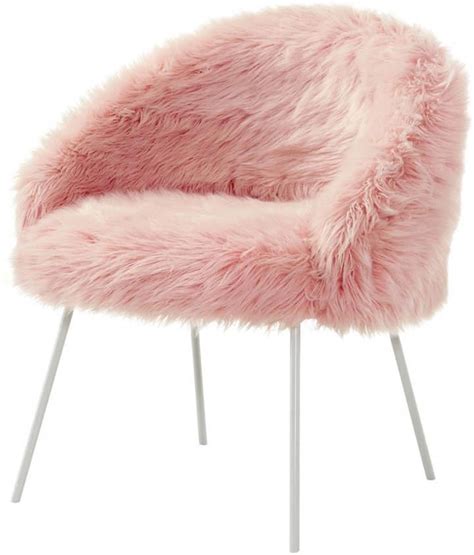 faux fur chair pink|faux fur chair ikea.